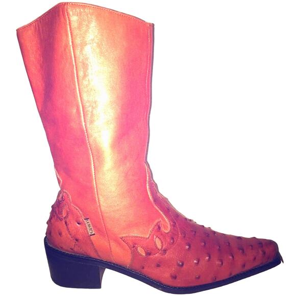 LA BARCA GENUINE  LEATHER BOOTS SHOES SIZE 6 US - Picture 3 of 7